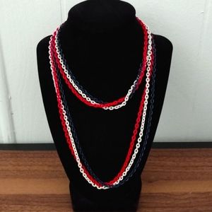 Vintage Long Multi Strand Necklace